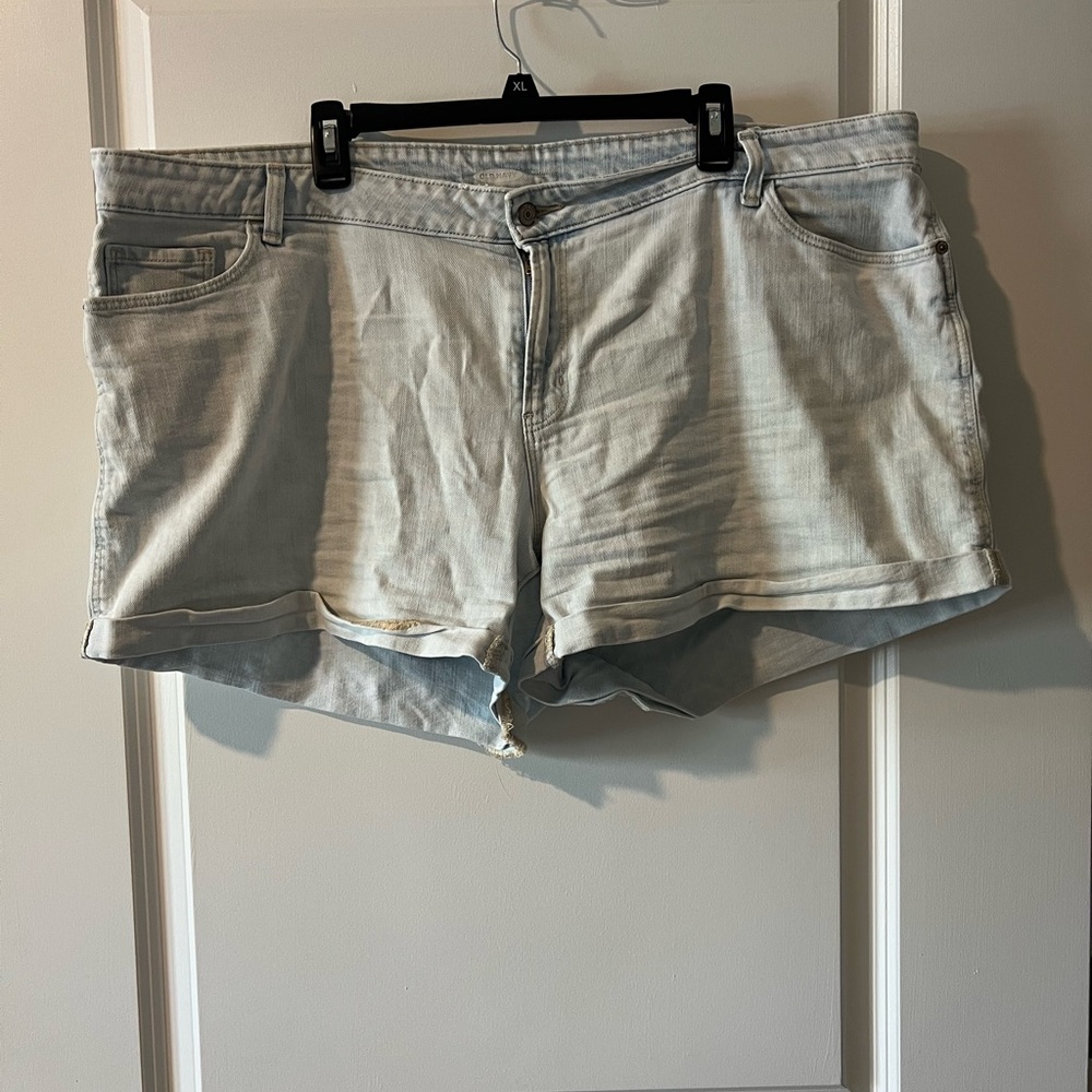 Light Blue Denim Women's Shorts